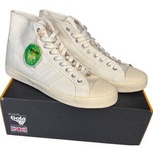 Gola Classics Coaster High Vegan Sneaker in Off-White Women’s Size 10 New In Box